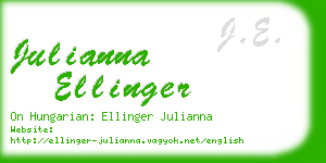 julianna ellinger business card